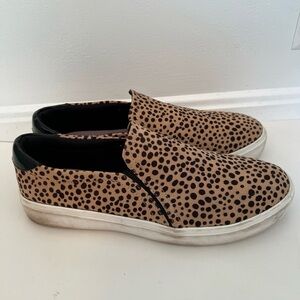 Dr. Scholl’s be Energized  Tan black leopard Loafers Sneakers size 11 m 11m